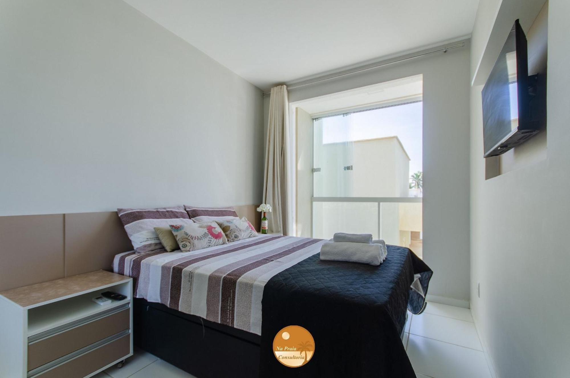 Residencial Ilha De Santorini: Beachfront Oasis With Surf, Pool & Fitness Apartamento *