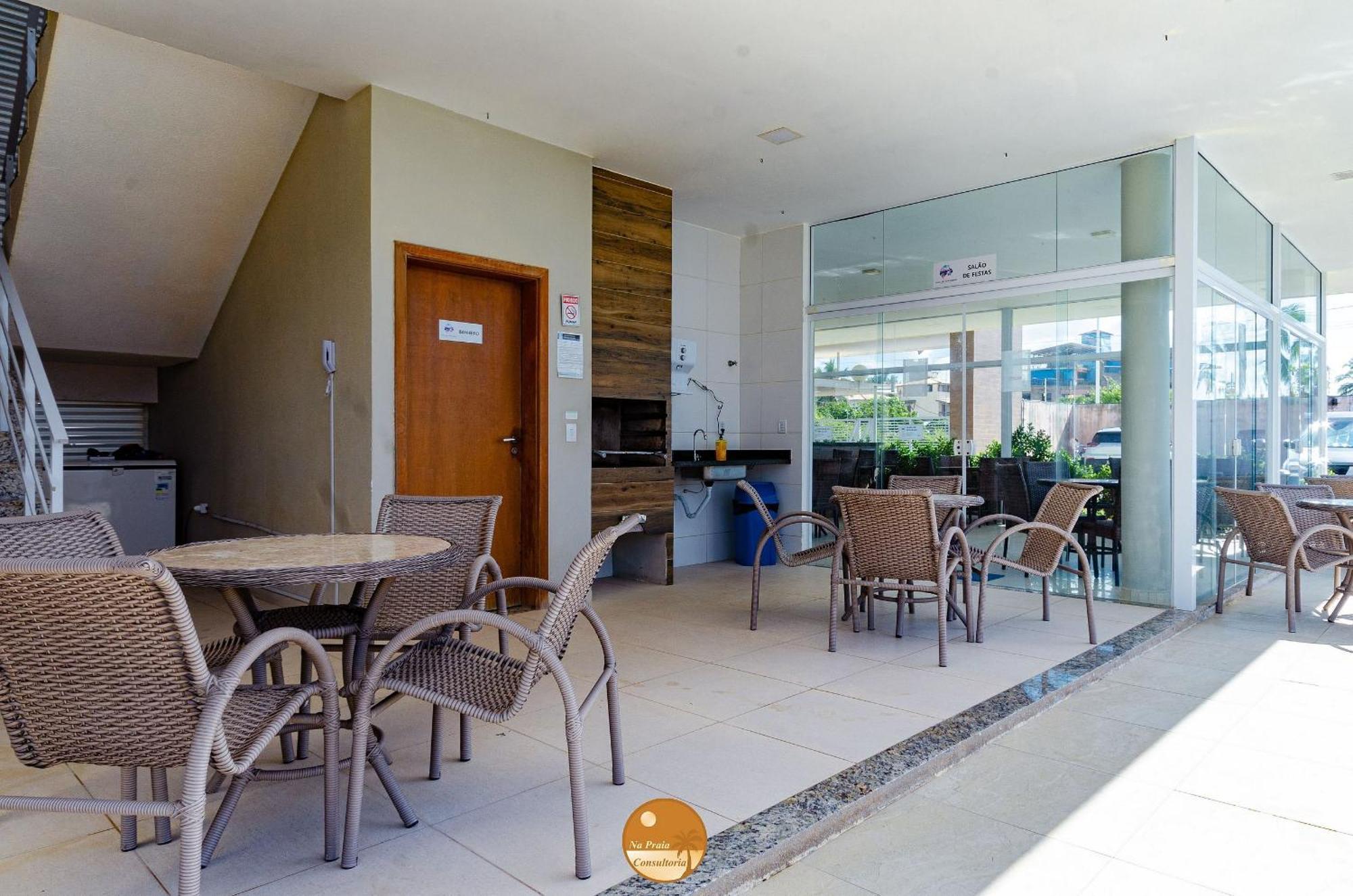 Residencial Ilha De Santorini: Beachfront Oasis With Surf, Pool & Fitness Apartamento Salvador
