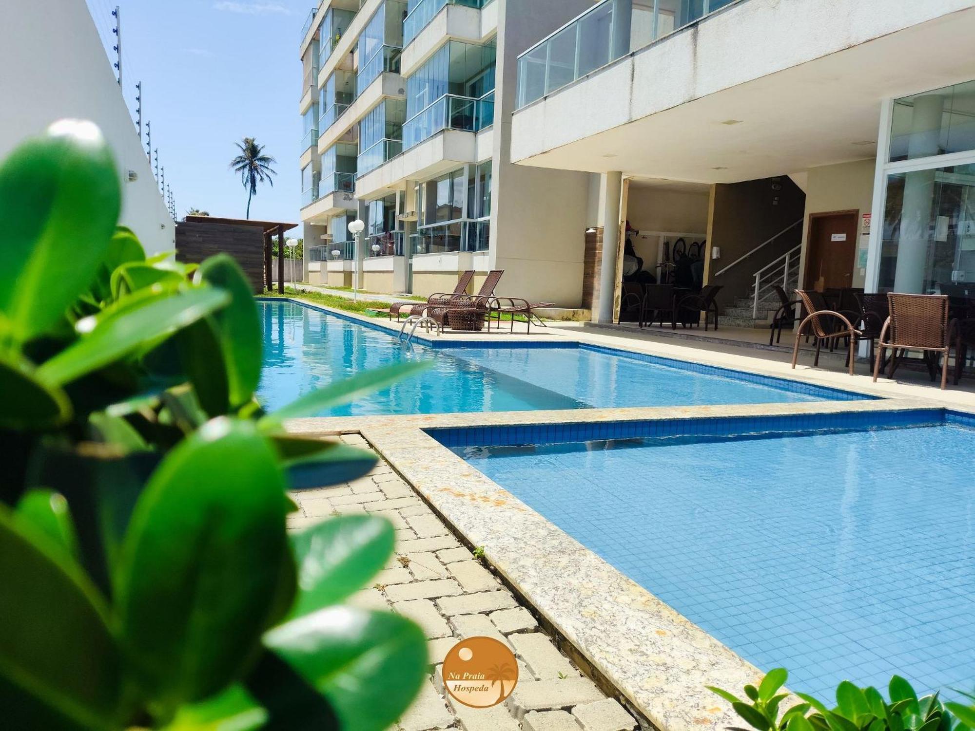 Residencial Ilha De Santorini: Beachfront Oasis With Surf, Pool & Fitness Apartamento Salvador
